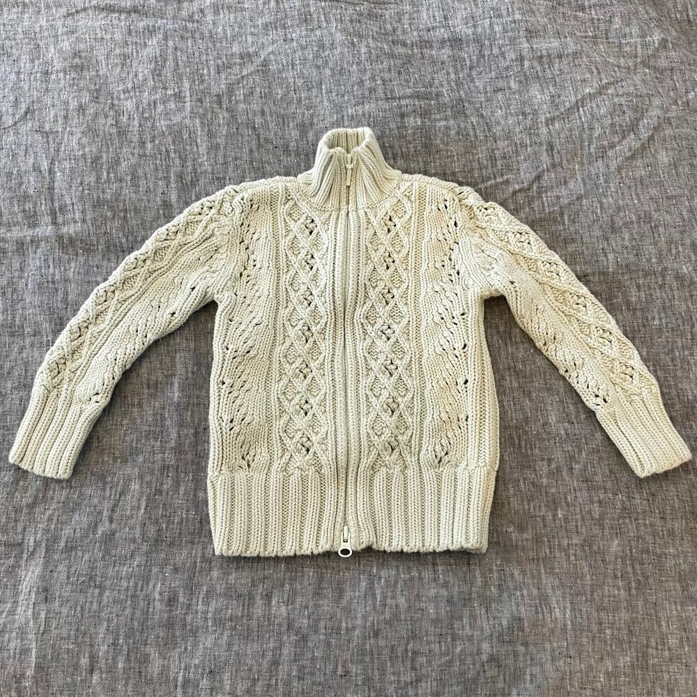 Gap Kids Cable Knit Zip Up Sweater